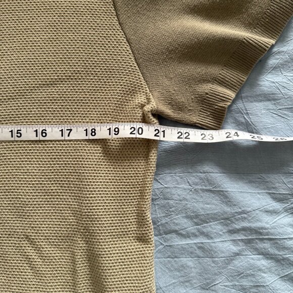 Taylor Stitch The Button Down Polo in Arid Eucalyptus Seed Stitch - Size XL (44) - Picture 6 of 7